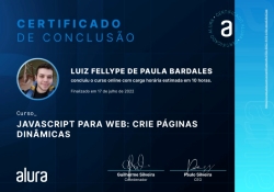 Imagem do certificado.