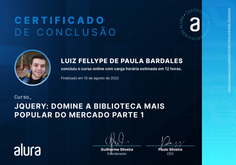 Imagem do certificado.